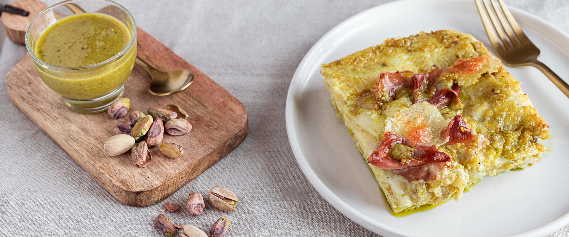 Lasagne mit Pistazien-Pesto von Carli