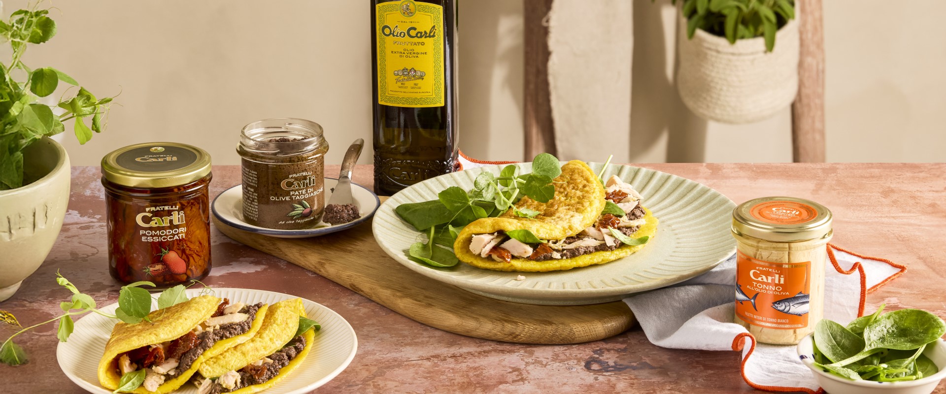 omelette thunfisch und oliven
