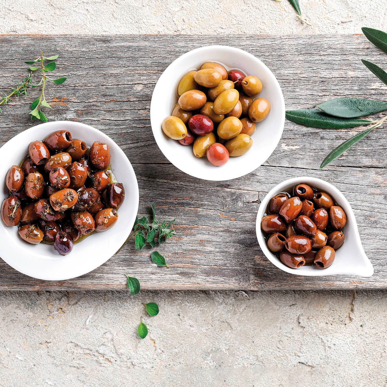 Aromatisierte Entsteinte Oliven
