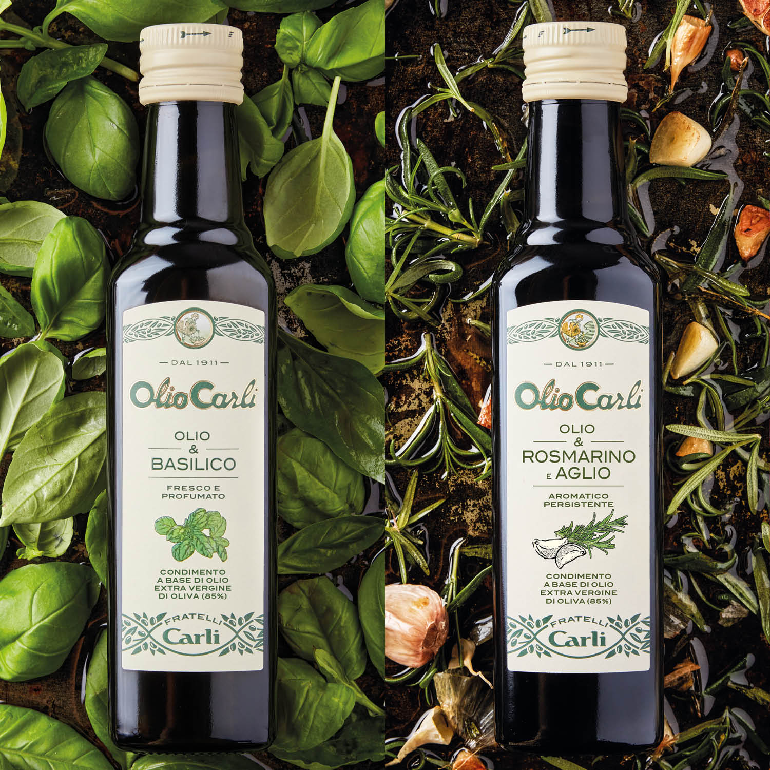Sortiment Gewürzte Native Olivenöle Extra