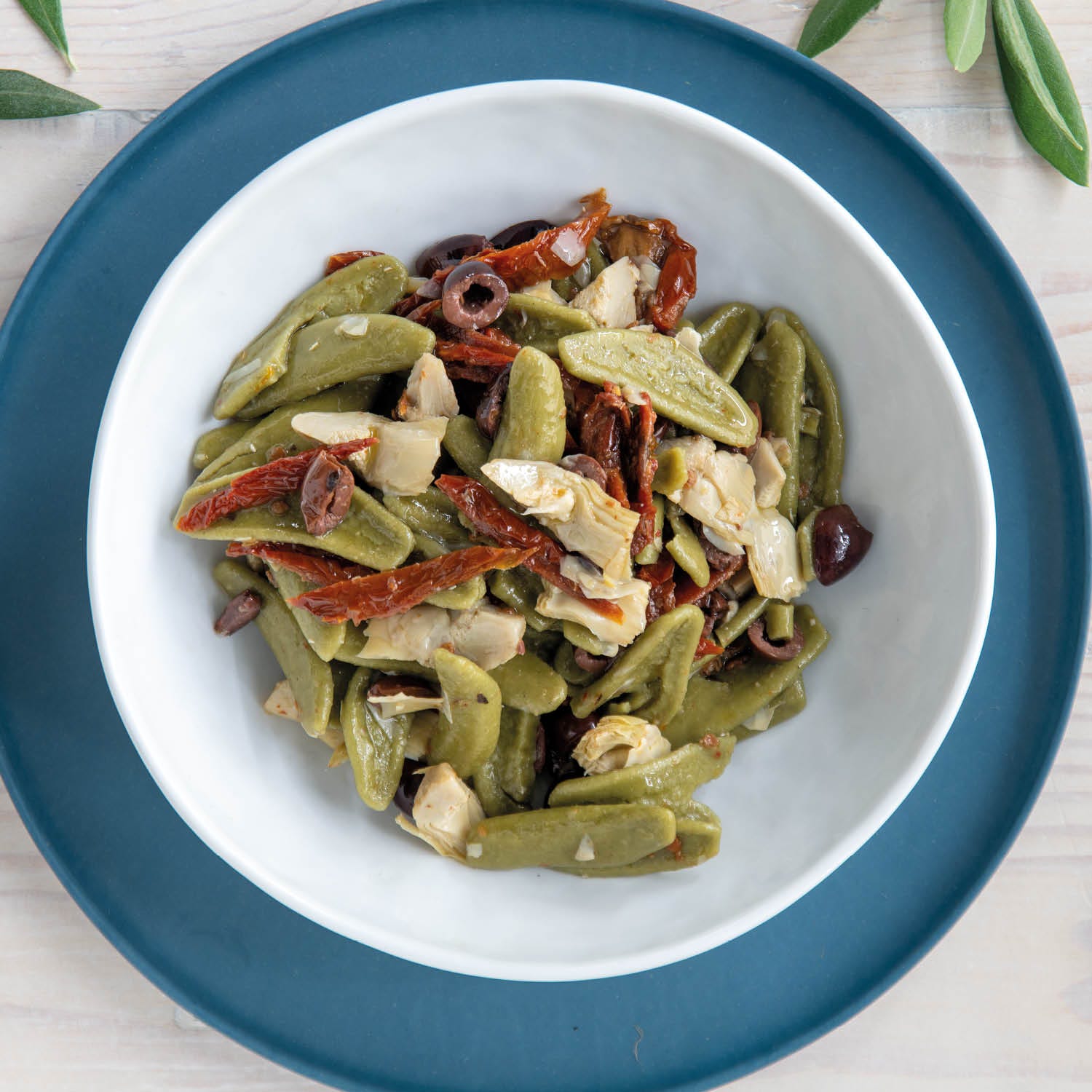 Foglie di Ulivo Pasta aus Hartweizengrieß