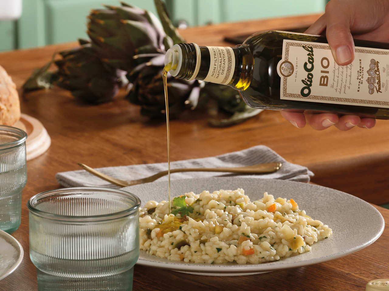 Risotto mit Artischocken