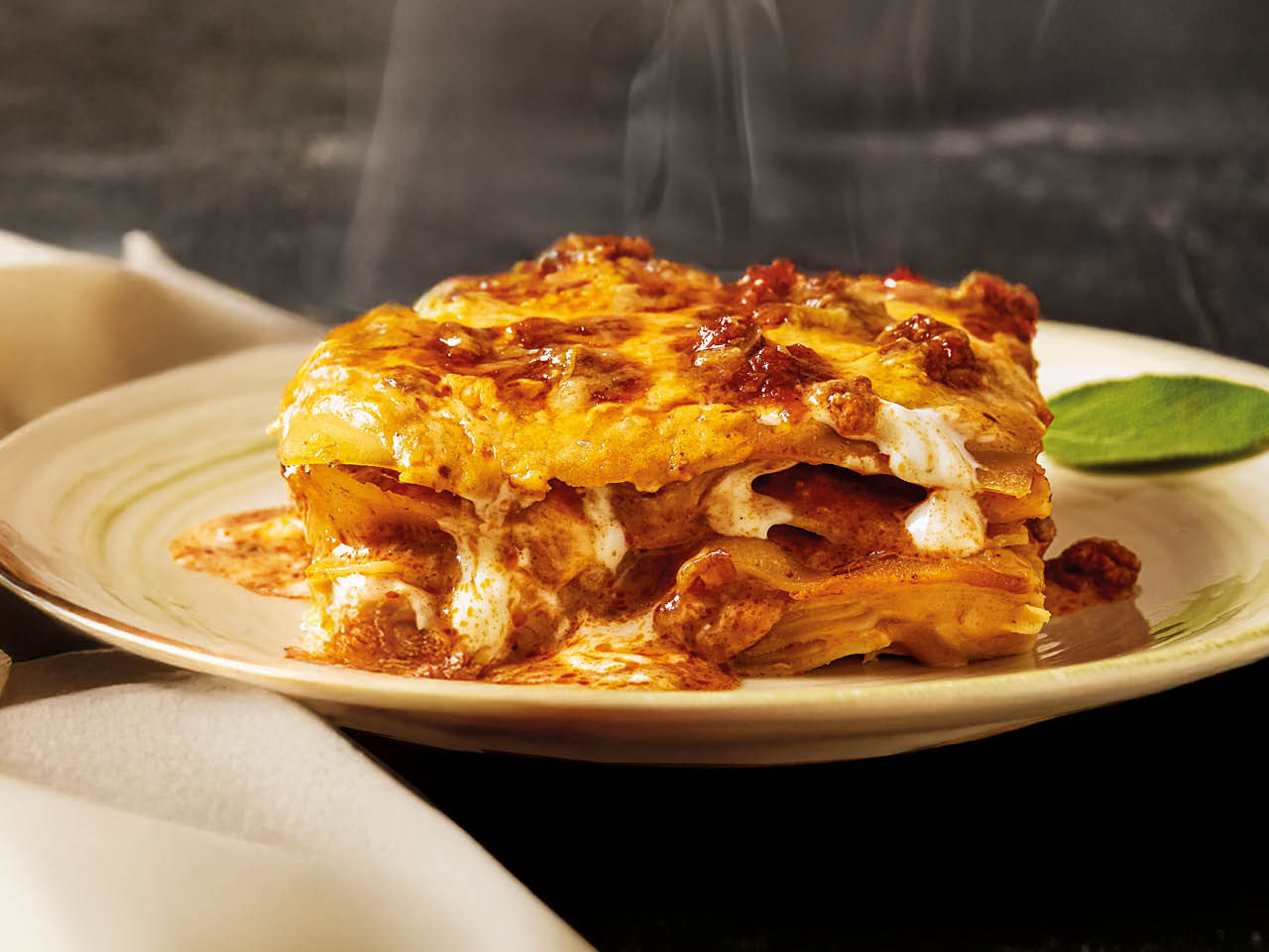 Lasagne fait avec la sauce bolognaise de Fratelli Carli 