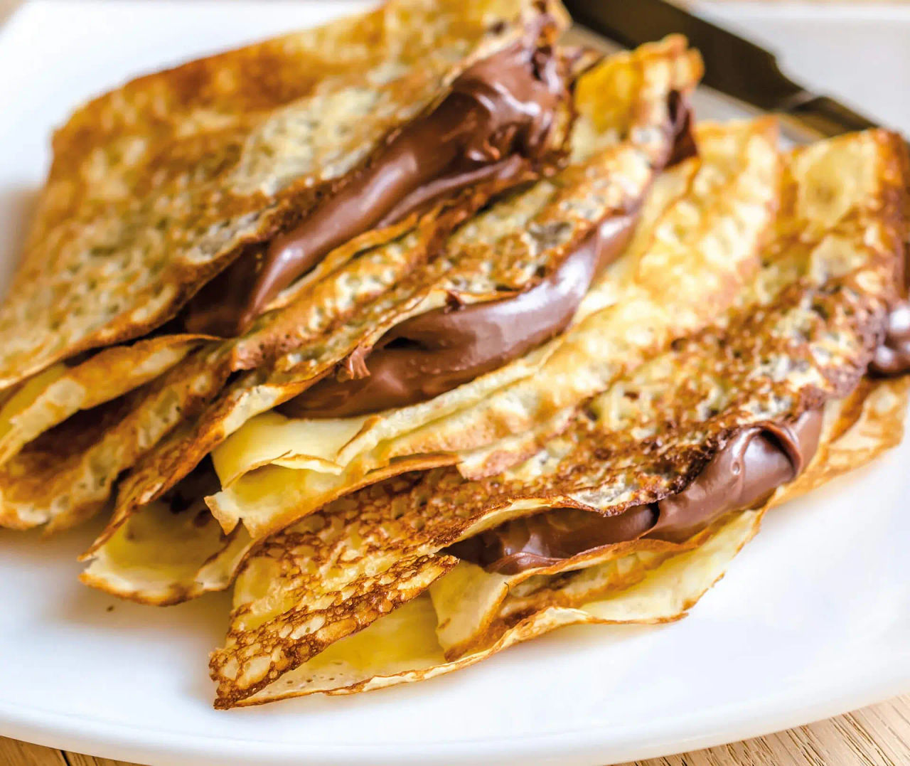 Crepes mit Haselnusscreme