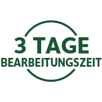 Icon drei Tage Verarbeitung.
