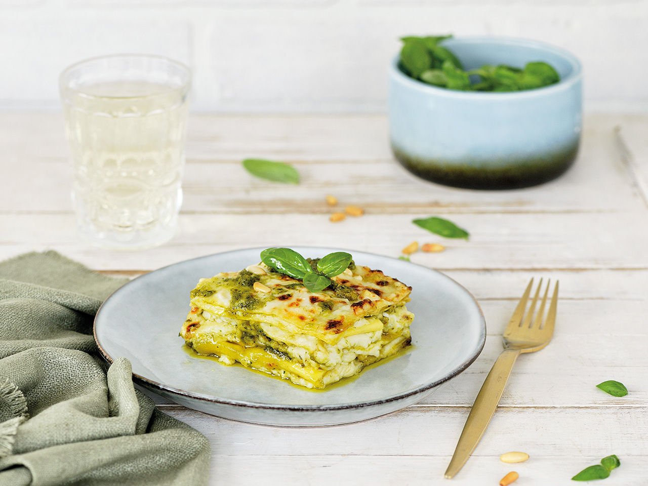 Lasagne mit Pesto ohne Knoblauch Fratelli Carli