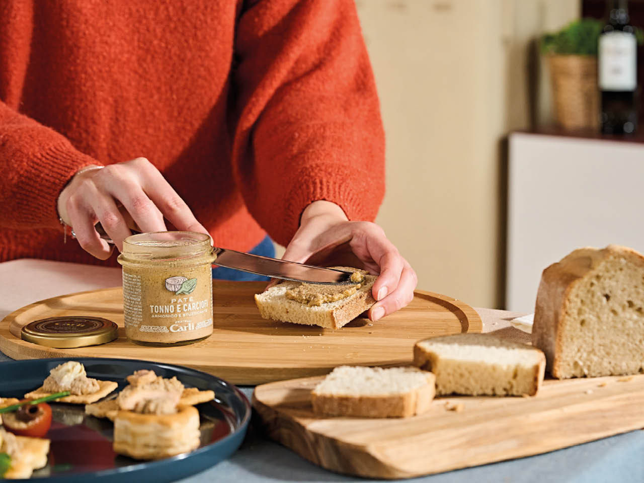 Canapé Vorbereitung