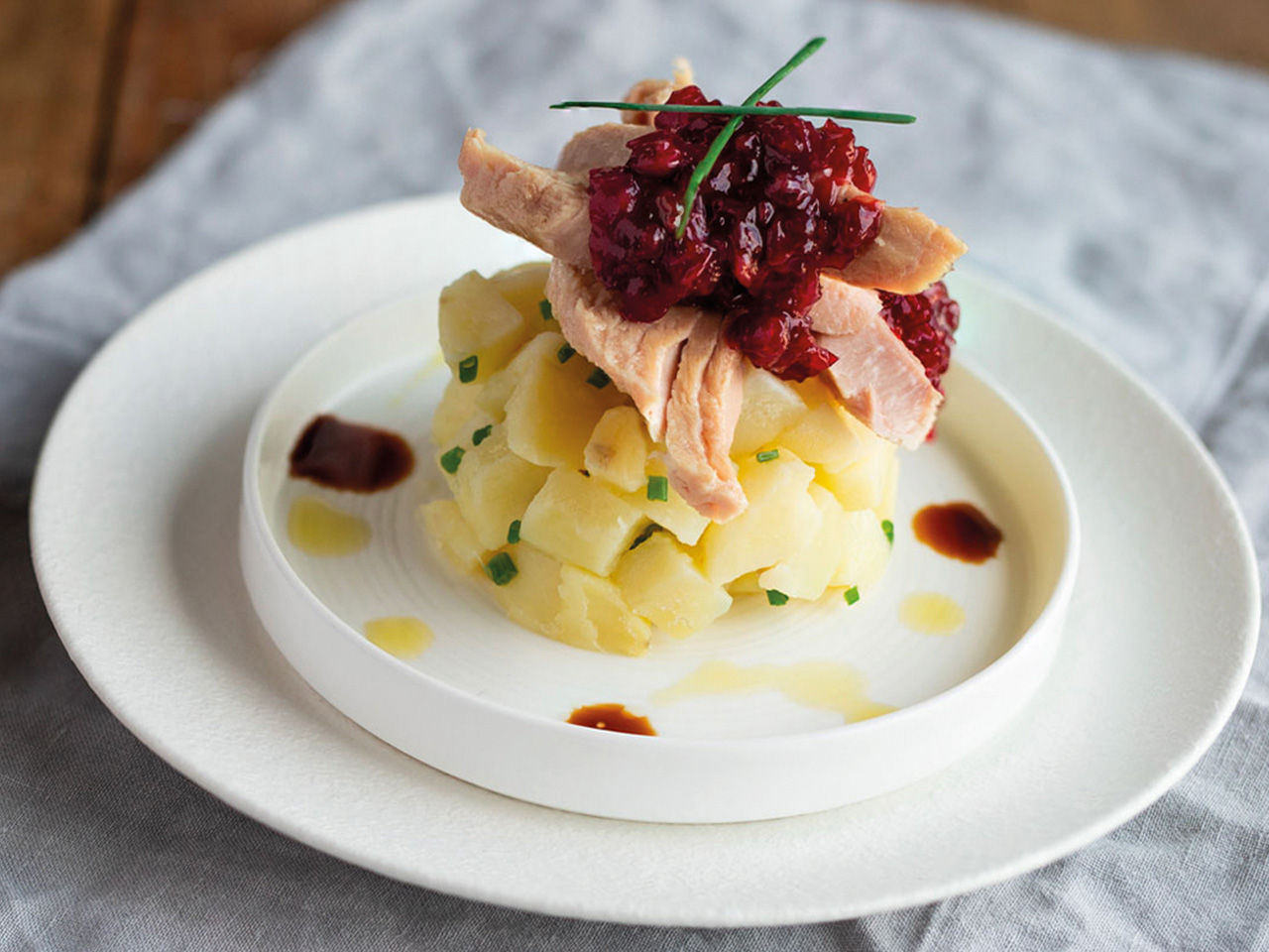 Kartoffeln und Ventresca