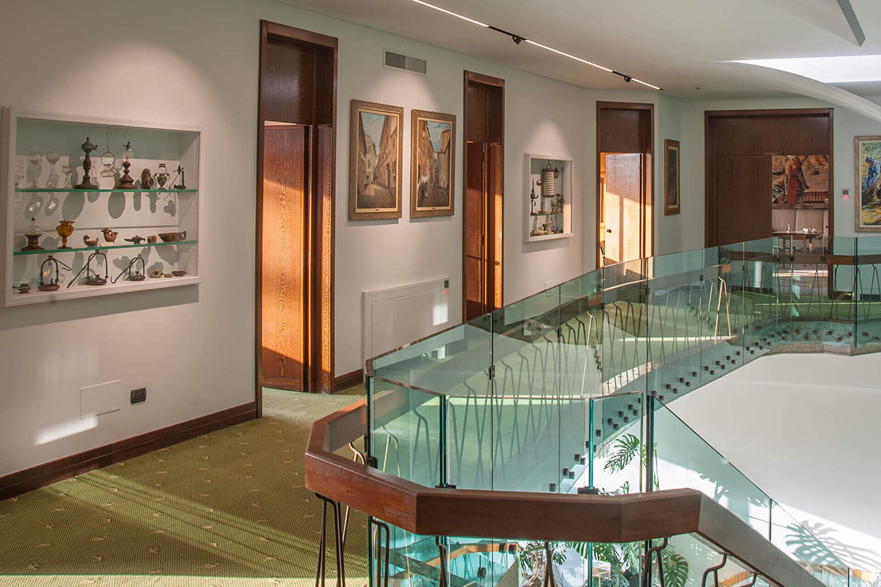 Das Innere des Unternehmens Olio Carli 