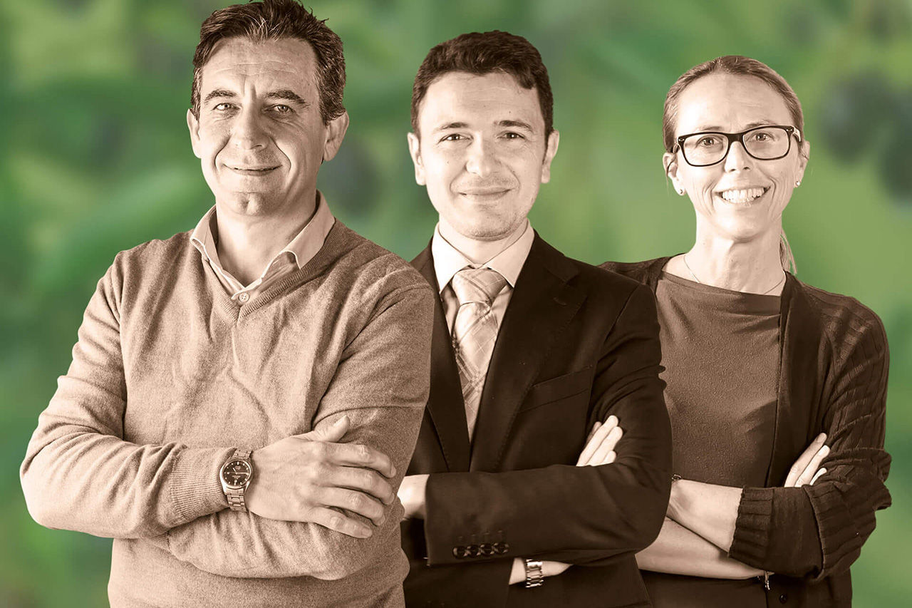 Materialien und Produkte Marta Gorlero, Gino de Andreis und Marcello Porro